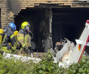 Sportowy samolot runął na dom! Dwie osoby nie żyją