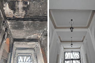 Remont kamienicy Anisima Puguńca przy ul. Małej 11