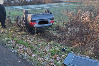 W wypadku w gminie Łuków poszkodowana została jedna osoba