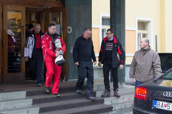 Prezydent Andrzej Duda na nartach
