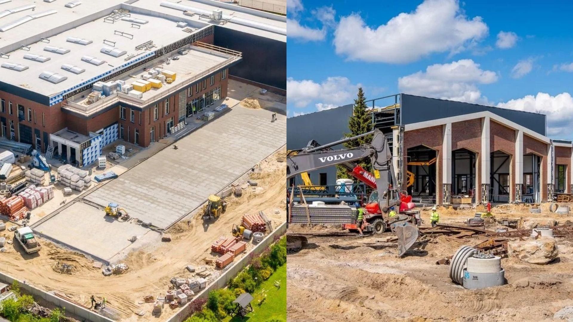 Dawna zajezdnia Helenówek w Łodzi w trakcie przebudowy