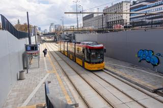 Tramwaj na Kasprzaka i Wolskiej w Warszawie