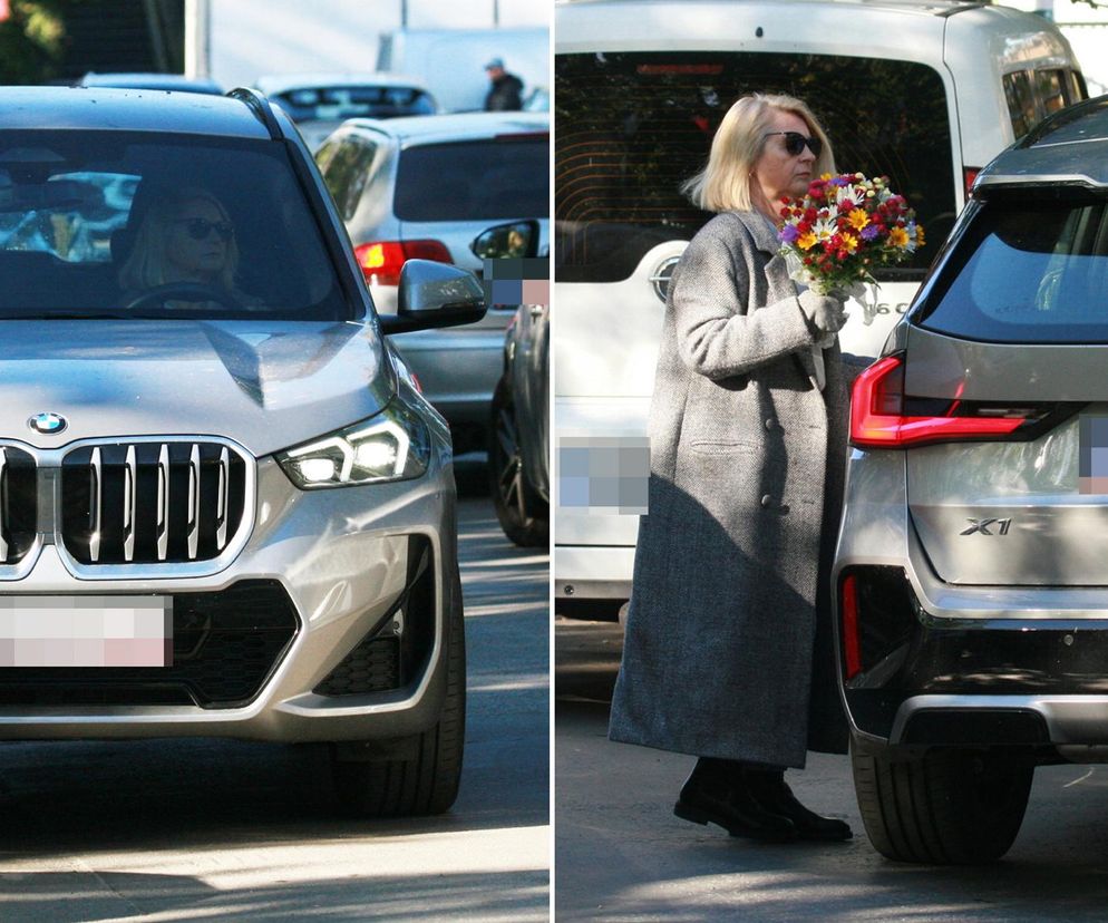 Małgorzata Tusk w wypożyczonym BMW.