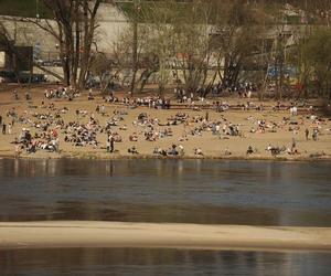 Największa plaża w Warszawie