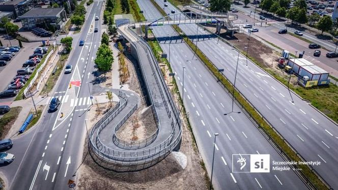 Kładka nad ul. Struga w Szczecinie