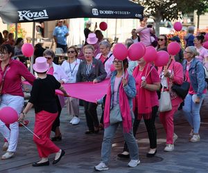 W centrum Lublina królował róż! Przez miasto przeszedł Marsz Różowej Wstążki