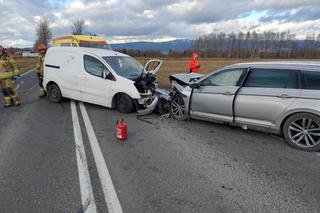 Białka Tatrzańska. Dziecko ranne w kraksie na DK 49. Lądował śmigłowiec LPR