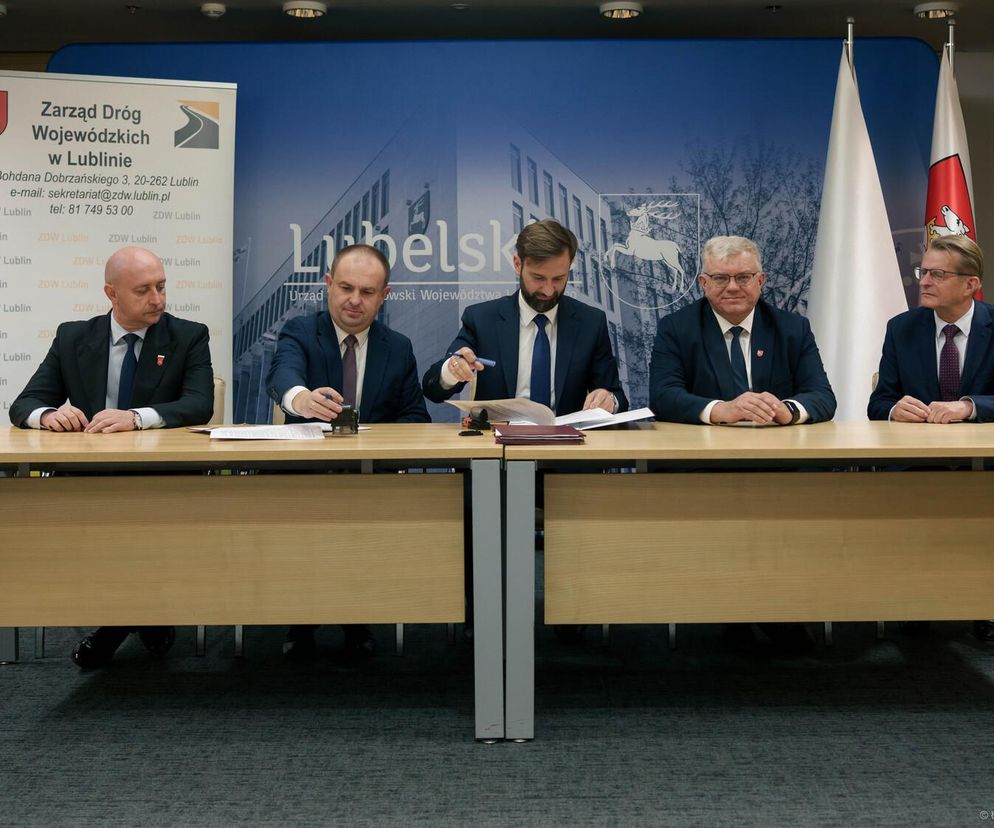 Umowy na remonty kolejnych dróg wojewódzkich na Lubelszczyźnie podpisane