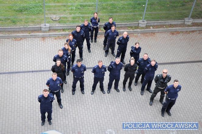 Wrocławscy policjanci pompują! Oto ich Gaszyn Challenge. Zobacz film [WIDEO]