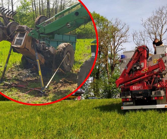 Tragiczny wypadek na polu. Mężczyznę przygniótł ciągnik rolniczy. Nie udało się go uratować