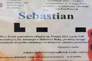 Znamy datę pogrzebu 11-letniego Sebastiana z Katowic. Na drzwiach szkoły pojawiła się klepsydra nie płaczcie, ja nie wrócę