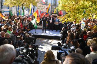 Protest samorządowców w Warszawie
