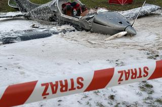 Rozbita awionetka