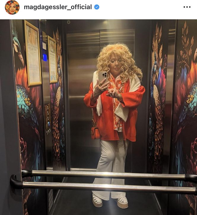 Magda Gessler w luksusowych sandałach ukrywa haluksy