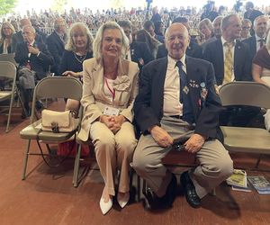 Karol Nawrocki z małżonką w USA. Tak przyjęto ich w Doleystown