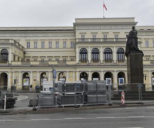 Finał WOŚP 2023. Budowa sceny w Warszawie