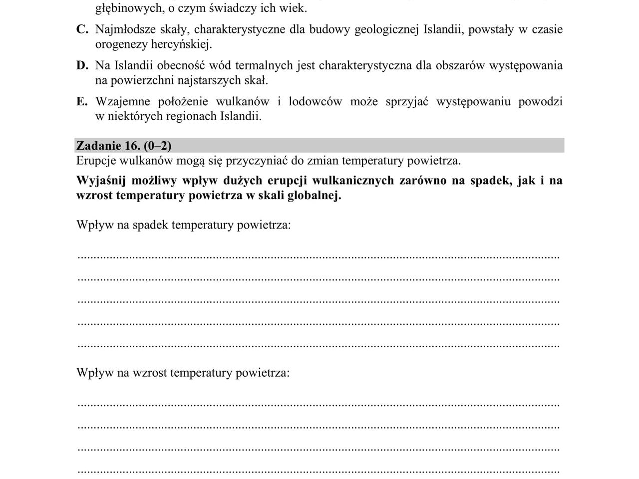 Matura 2020 Geografia Arkusz Cke Z Geografii Poziom Rozszerzony 19062020 Super Express 5088