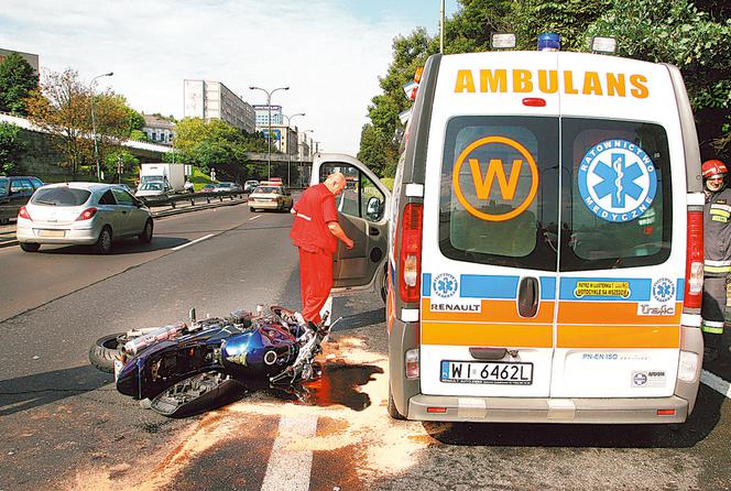 Wypadek zablokował Trasę Łazienkowską