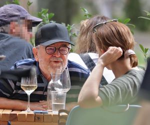 Edward Miszczak i Anna Cieślak na bazarku