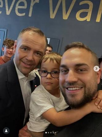 Karol Nawrocki i Adrian Domalewski