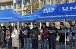 Lublin: Studenci zaśpiewali hymn Ukrainy  