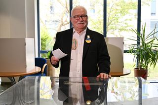 Lech Wałęsa oddał głos w wyborach