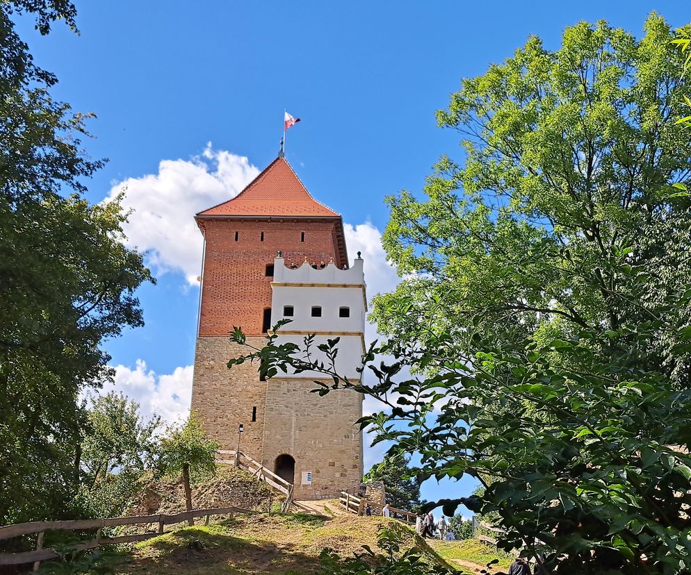 Można stąd podziwiać dolinę Dunajca i panoramę Tatr - Zamek w Melsztynie