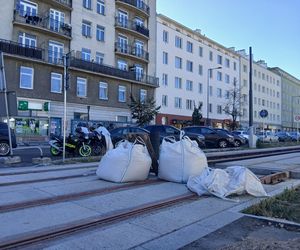 Budowa tramwaju na ul. Rakowieckiej w Warszawie