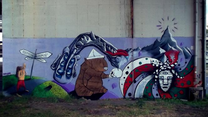 Trasa Zamkowa - graffiti