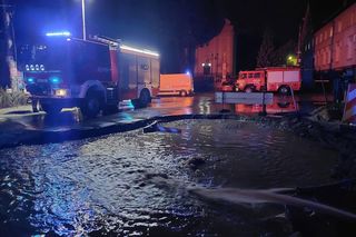 Burza w Pilchowicach. Woda zalała centrum wsi