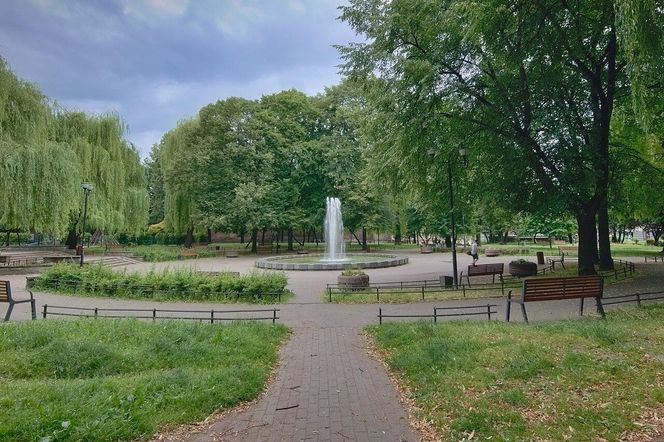 Fontanna na placu Andrzeja w Katowicach