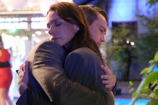 M jak miłość odc. 1890. Martyna (Magdalena Turczeniewicz), Jakub Karski (Krzysztof Kwiatkowski)