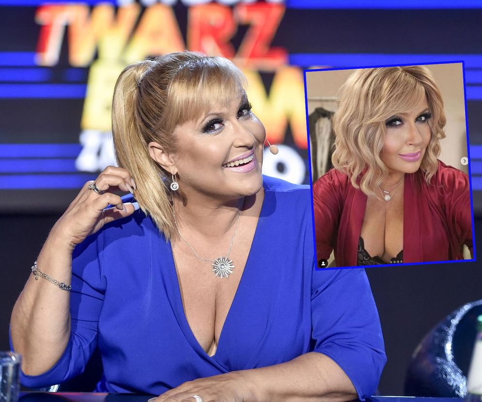 Katarzyna Skrzynecka z wielkim dekoltem szaleje w sieci. Dodała odważny post