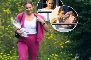 Pracowity weekend Marty Nawrockiej. Ostatnie porządki przed inauguracją [ZDJĘCIA]