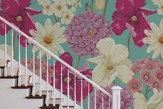 Dekoracja ściany przy schodach