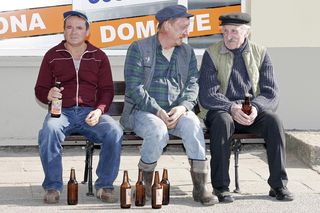 Ranczo. Pietrek (Piotr Pręgowski), Solejuk (Sylwester Maciejewski), Japycz (Franciszek Pieczka)