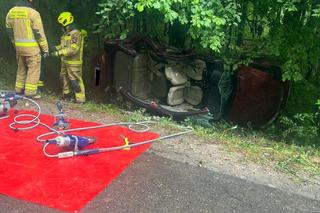 Wypadek w Hołubli w powiecie siedleckim