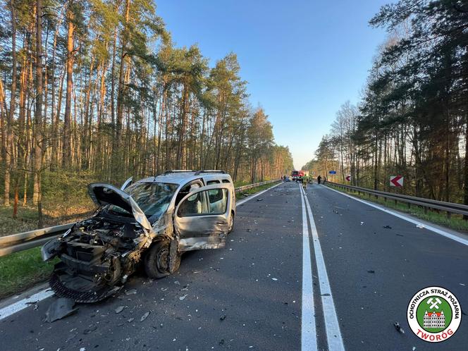 Groźnie wyglądające zdarzenie na DK11 w Tworogu. Jeden z kierowców był pijany 