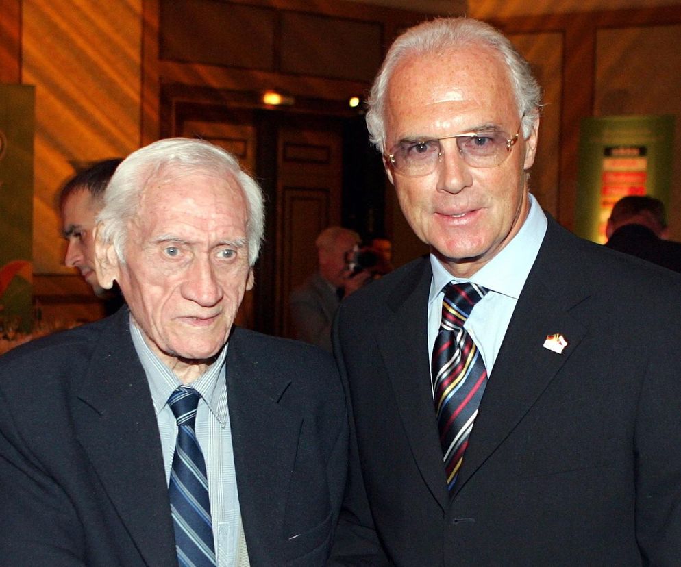 Franz Beckenbauer i Kazimierz Górski