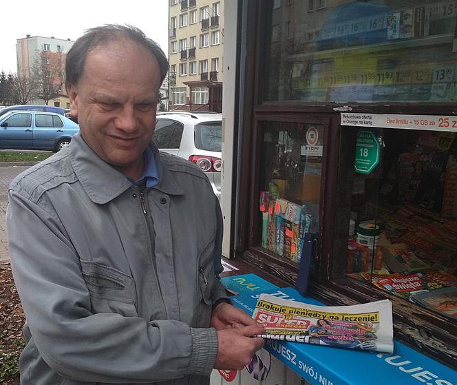 Nie widzę, ale czytam "Super Express"