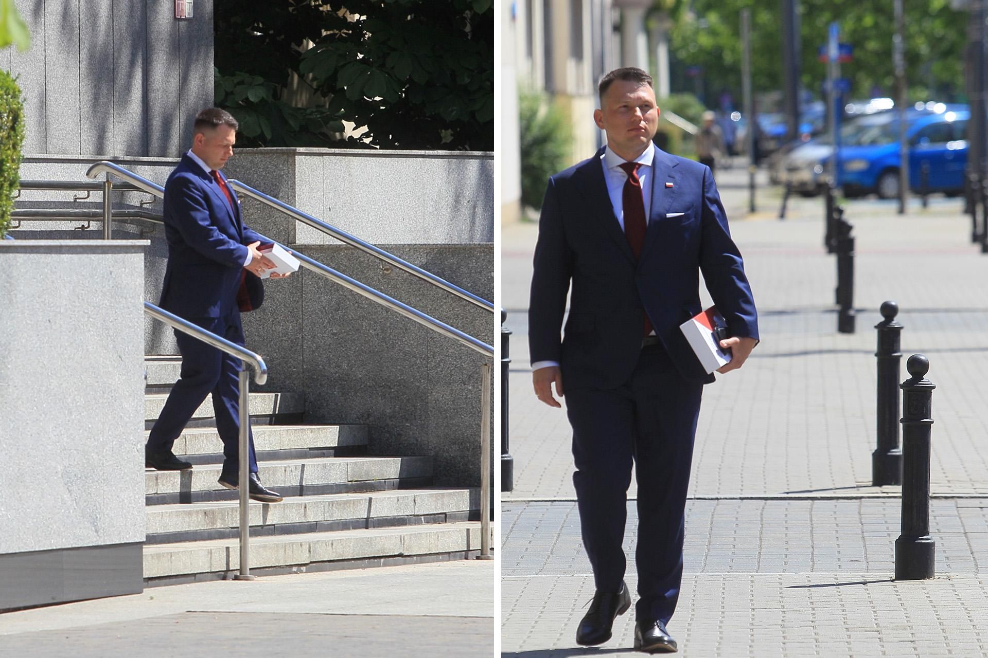 Lider Konfederacji Sławomir Mentzen na tajnym spotkaniu z Kosiniakiem-Kamyszem w MON…