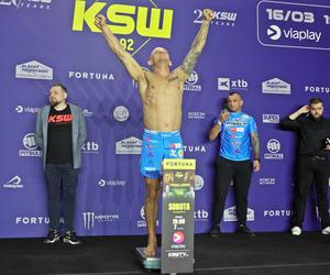 Oficjalne ważenie zawodników przed XTB KSW 92 w Gorzowie