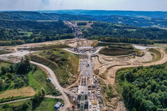 Budowa drogi ekspresowej S19 na odcinku Babica - Jawornik