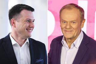 Najnowszy sondaż: Tusk triumfuje, wysoko Mentzen