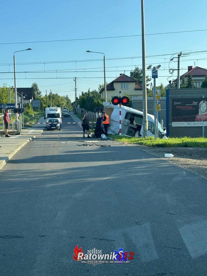 Wypadek na przejeździe kolejowym w Woli Filipowskiej