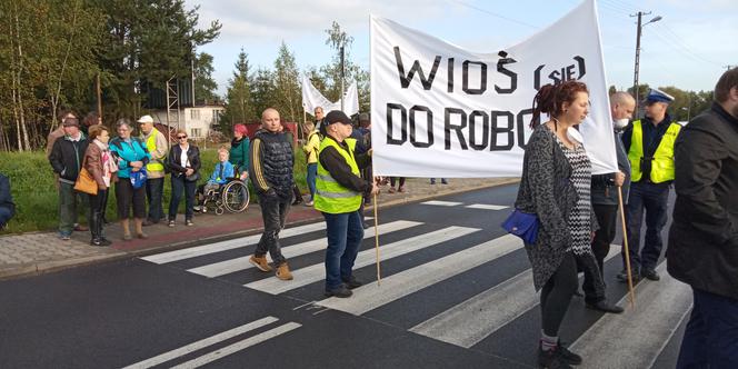 Wielki protest w Skawinie