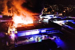 Pożar w Mińsku Mazowieckim to podpalenie? Ostry komentarz służb
