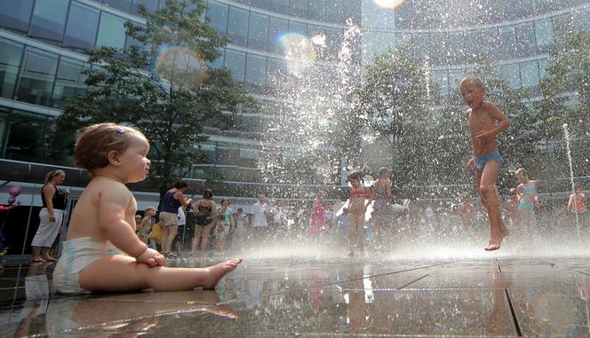 Znika popularna warszawska fontanna. "Koliduje z prestiżem budynku"