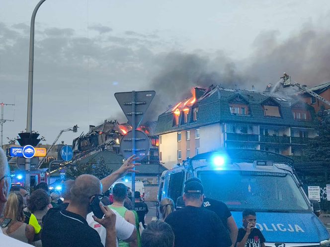 Pożar w Ząbkach (3.07.2025)