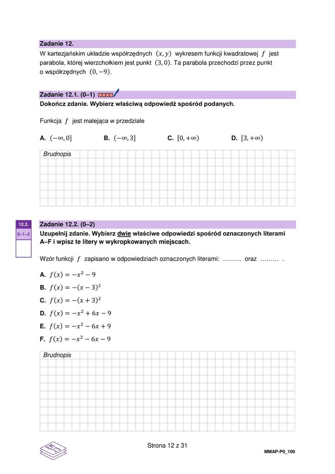 Matura próbna z matematyki. Mamy arkusz zadań CKE 